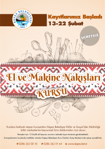 El ve Makine Nakışları Kursu